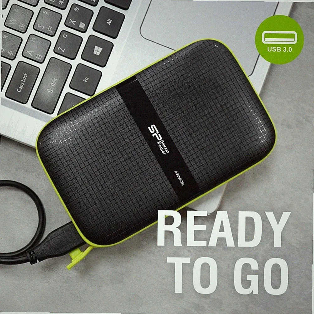 Silicon Power Armor A60 2TB - Rugged Portable Hard Drive